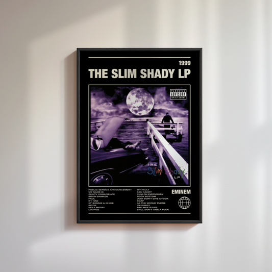 Eminem The Slim Shady LP Album Poster