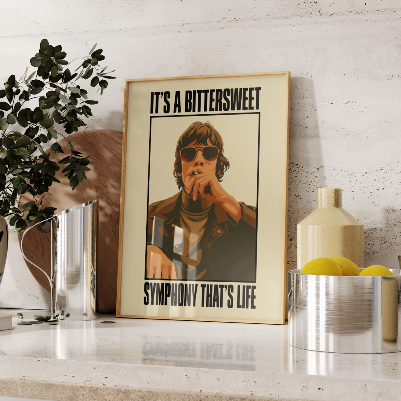 The Verve Bitter Sweet Symphony Poster UK