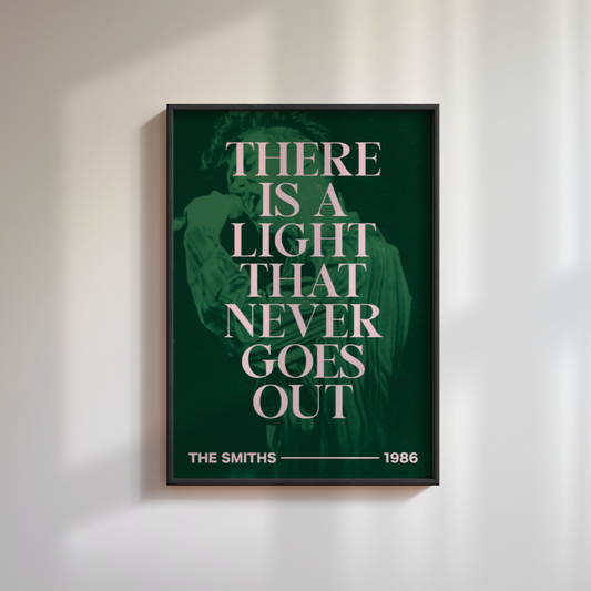 The Smiths There Is A Light That Never Goes Out Lyrics Print
