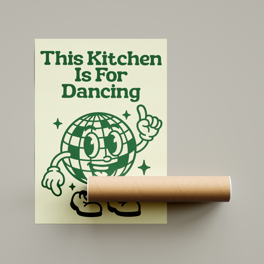 This Kitchen Is For Dancing Poster