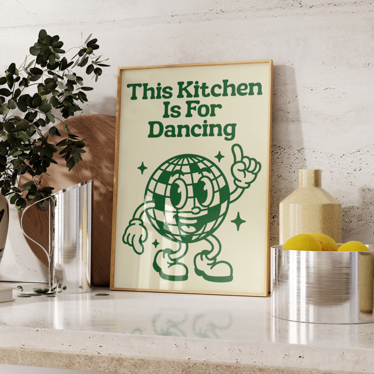 This Kitchen Is For Dancing Poster