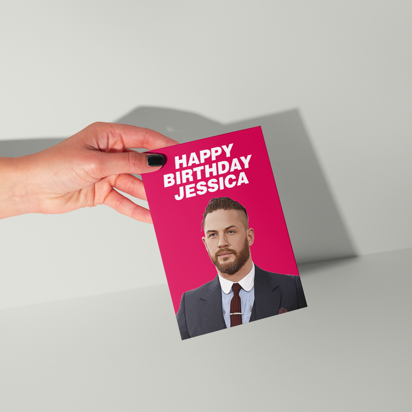 Tom Hardy Personalised Birthday Card UK