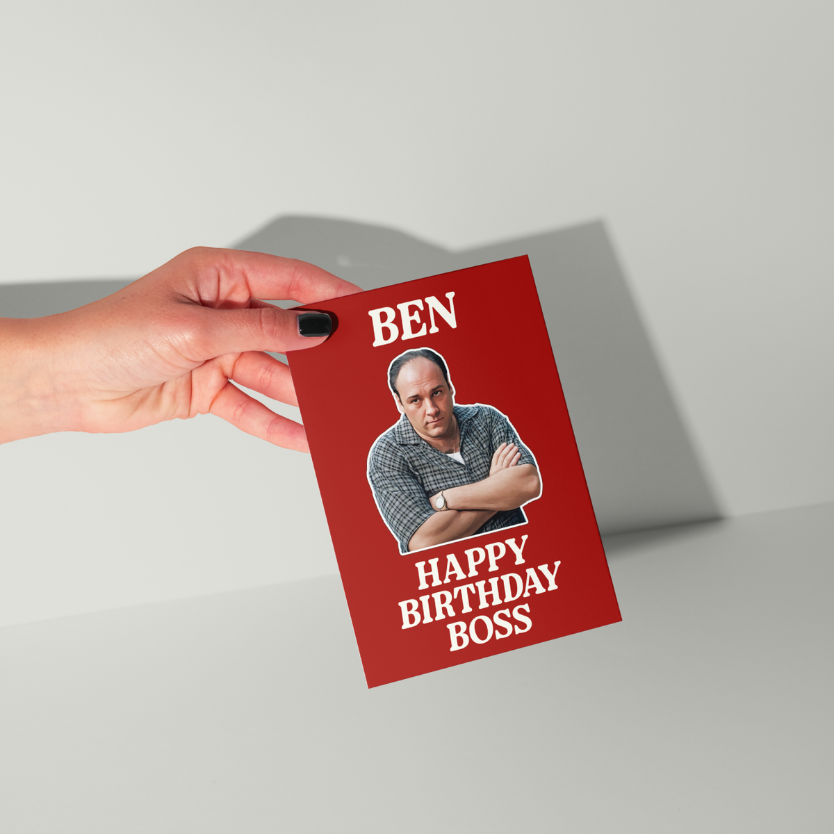 Tony Soprano Personalised Birthday Card