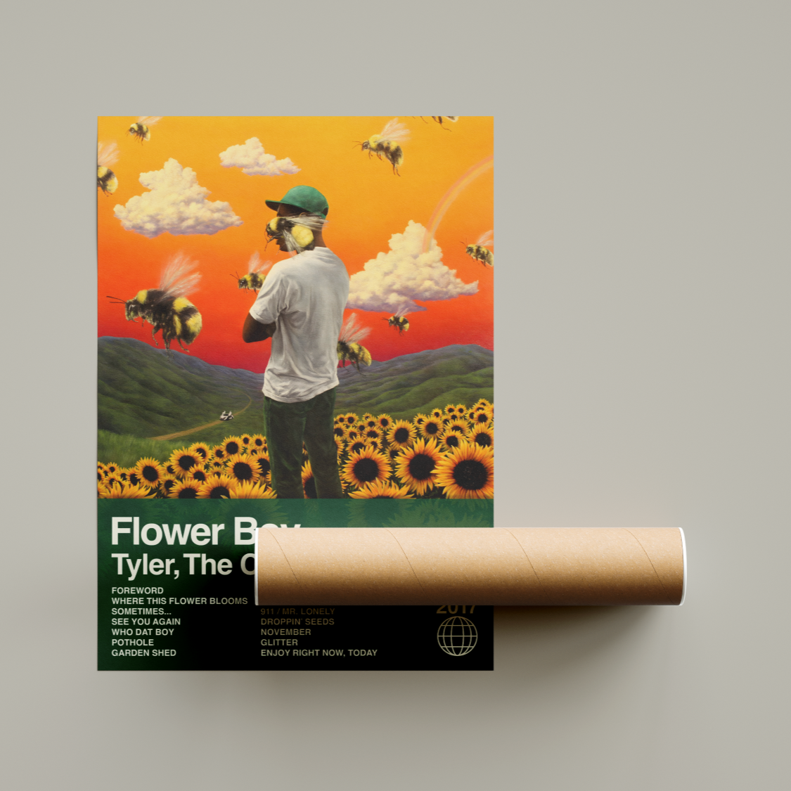 Tyler The Creator Flower Boy Album Poster