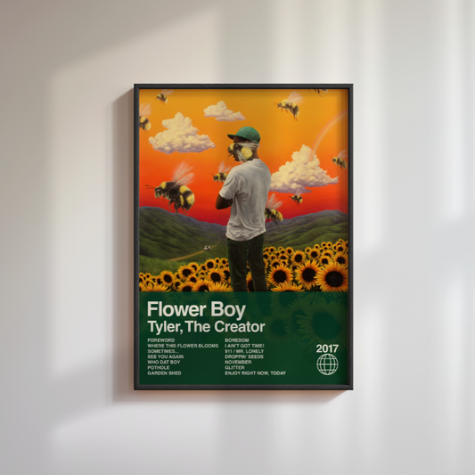 Tyler The Creator Flower Boy Album Poster