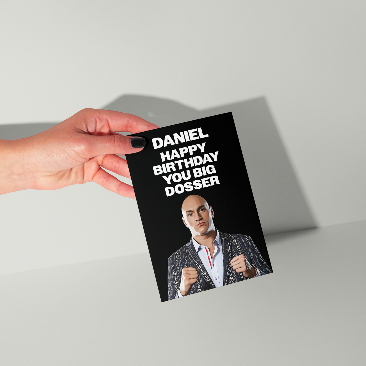 Tyson Fury Personalised Birthday Card UK