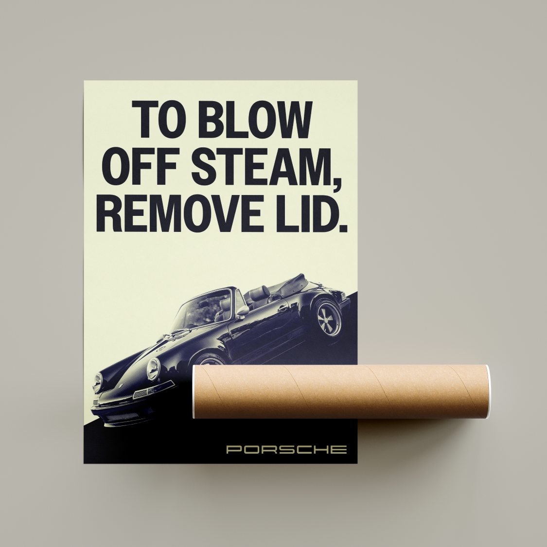Vintage Porsche Poster