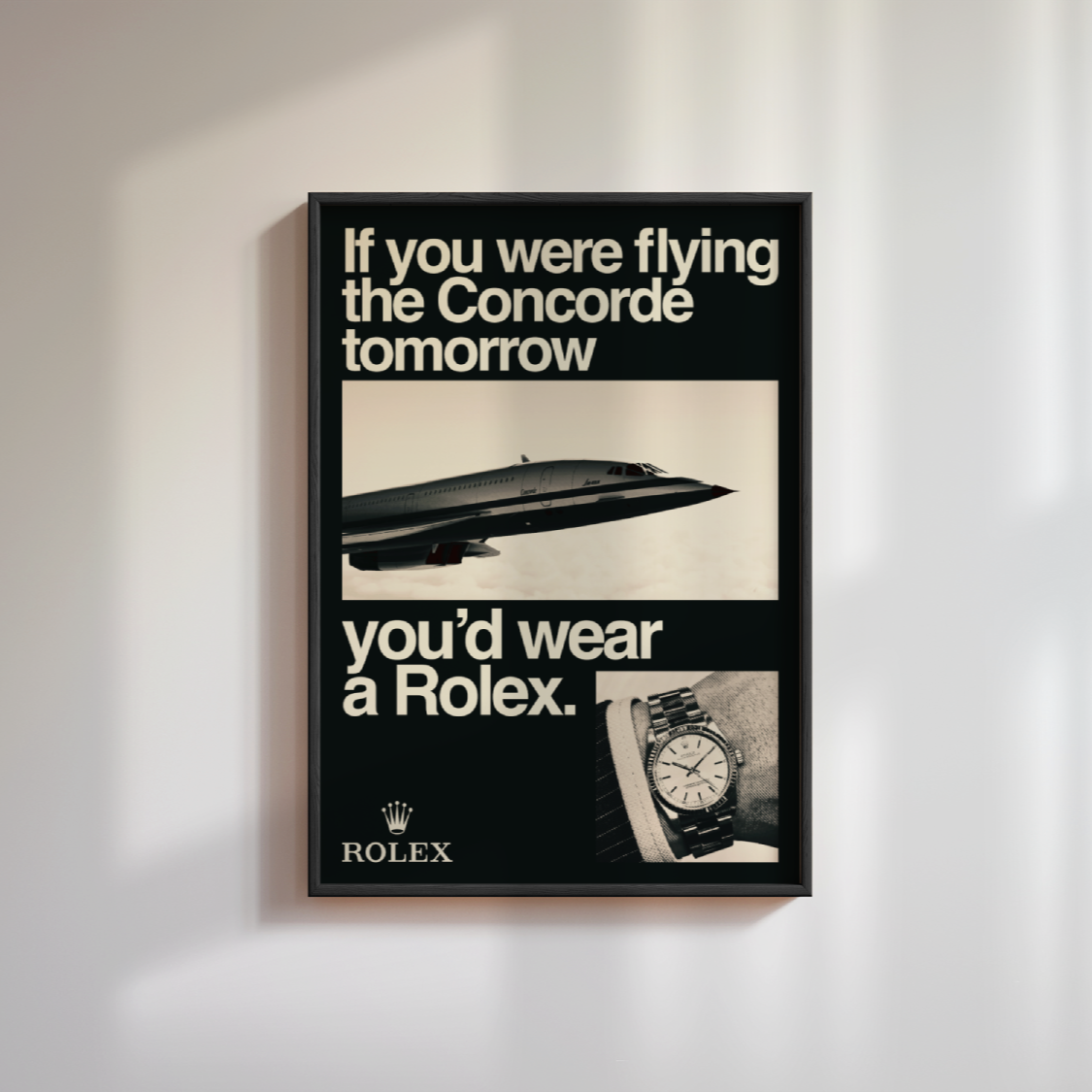 Vintage Rolex Poster