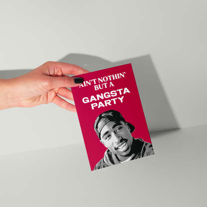 2Pac Birthday Card
