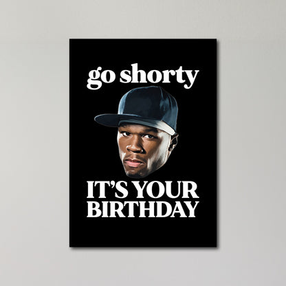 50 Cent Birthday Card