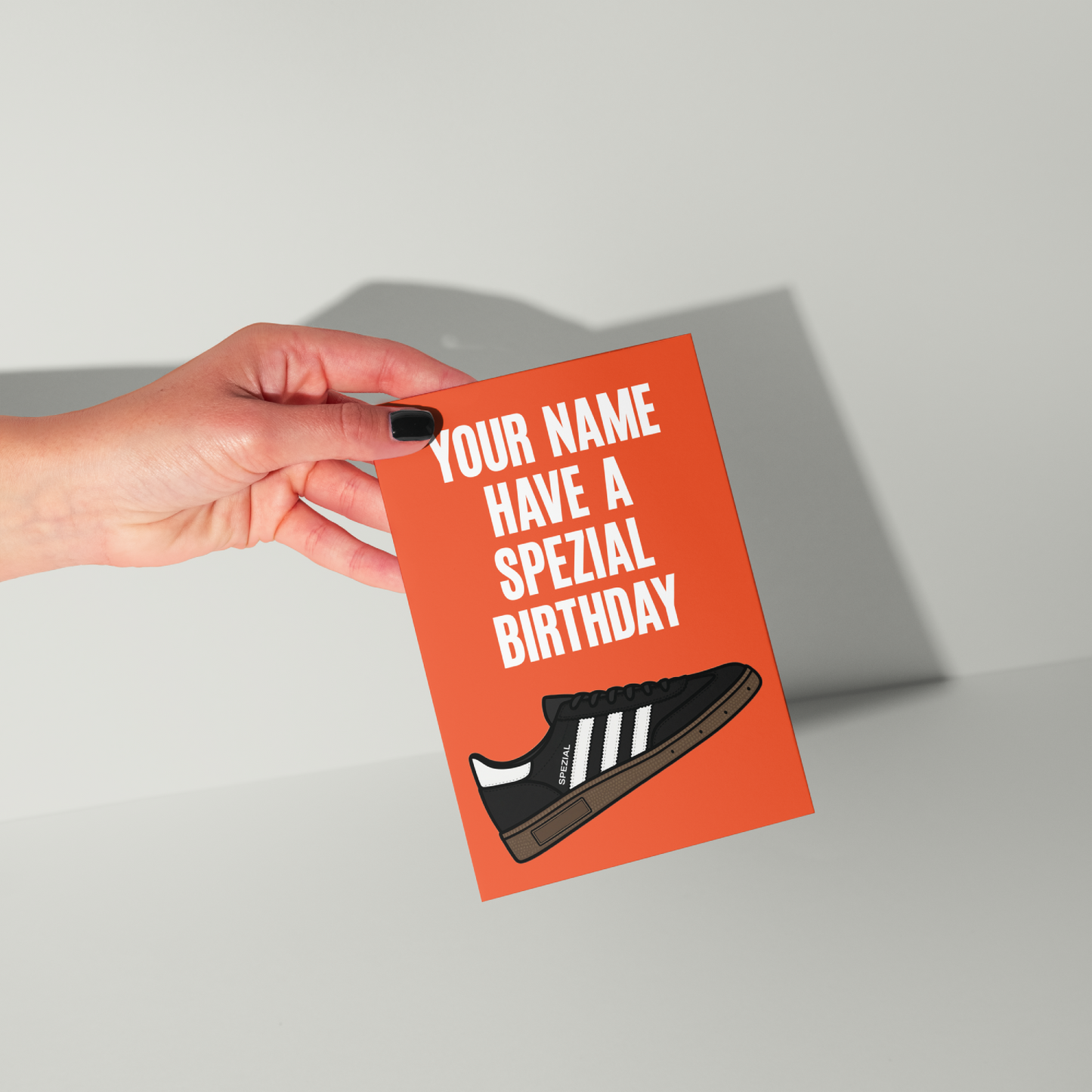 Adidas Spezial Personalised Birthday Card