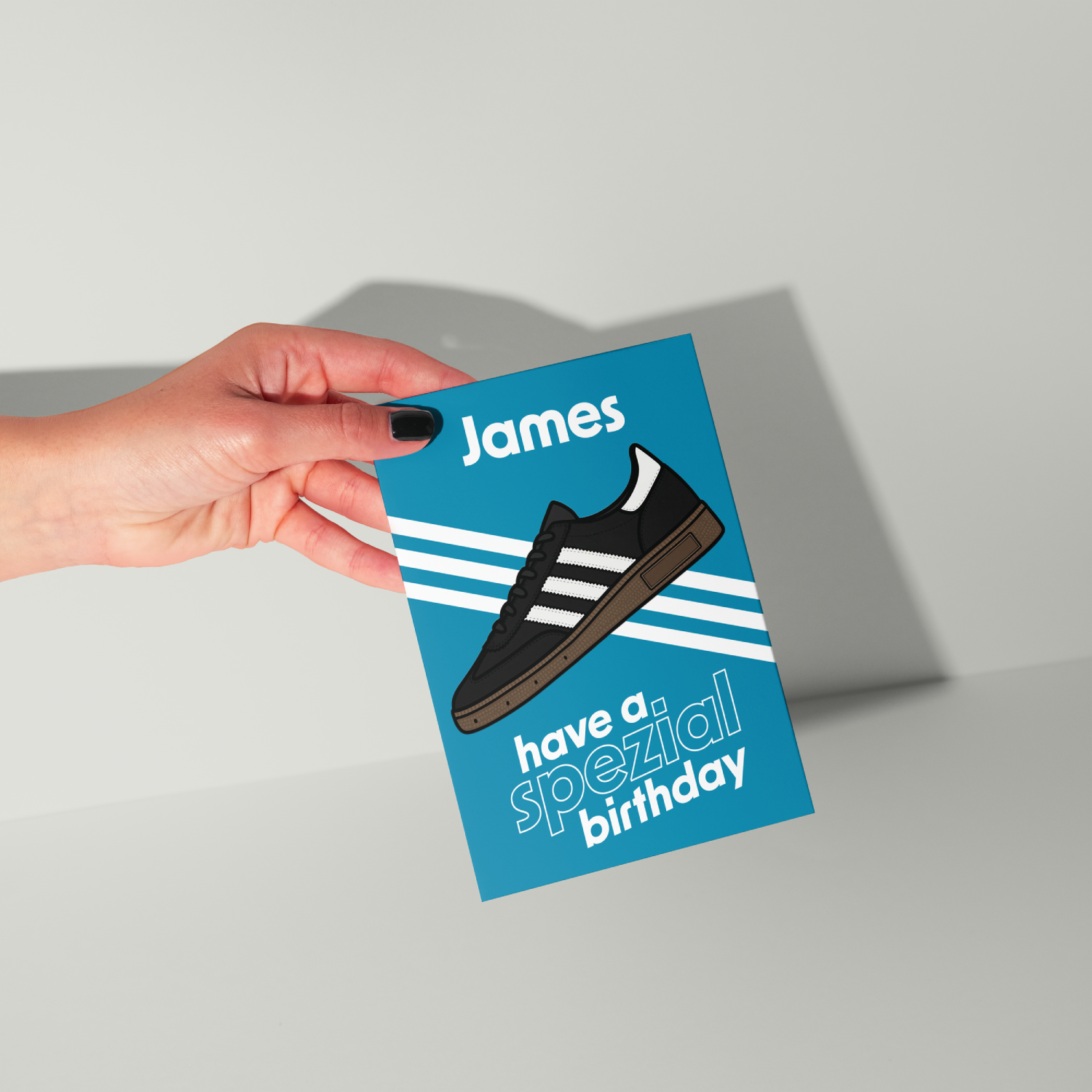 Adidas Spezial Personalised Birthday Card