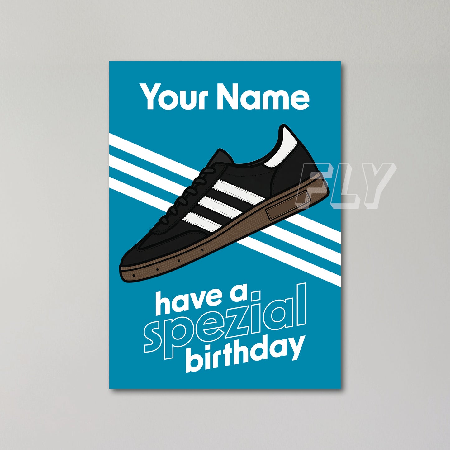 Adidas Spezial Personalised Birthday Card