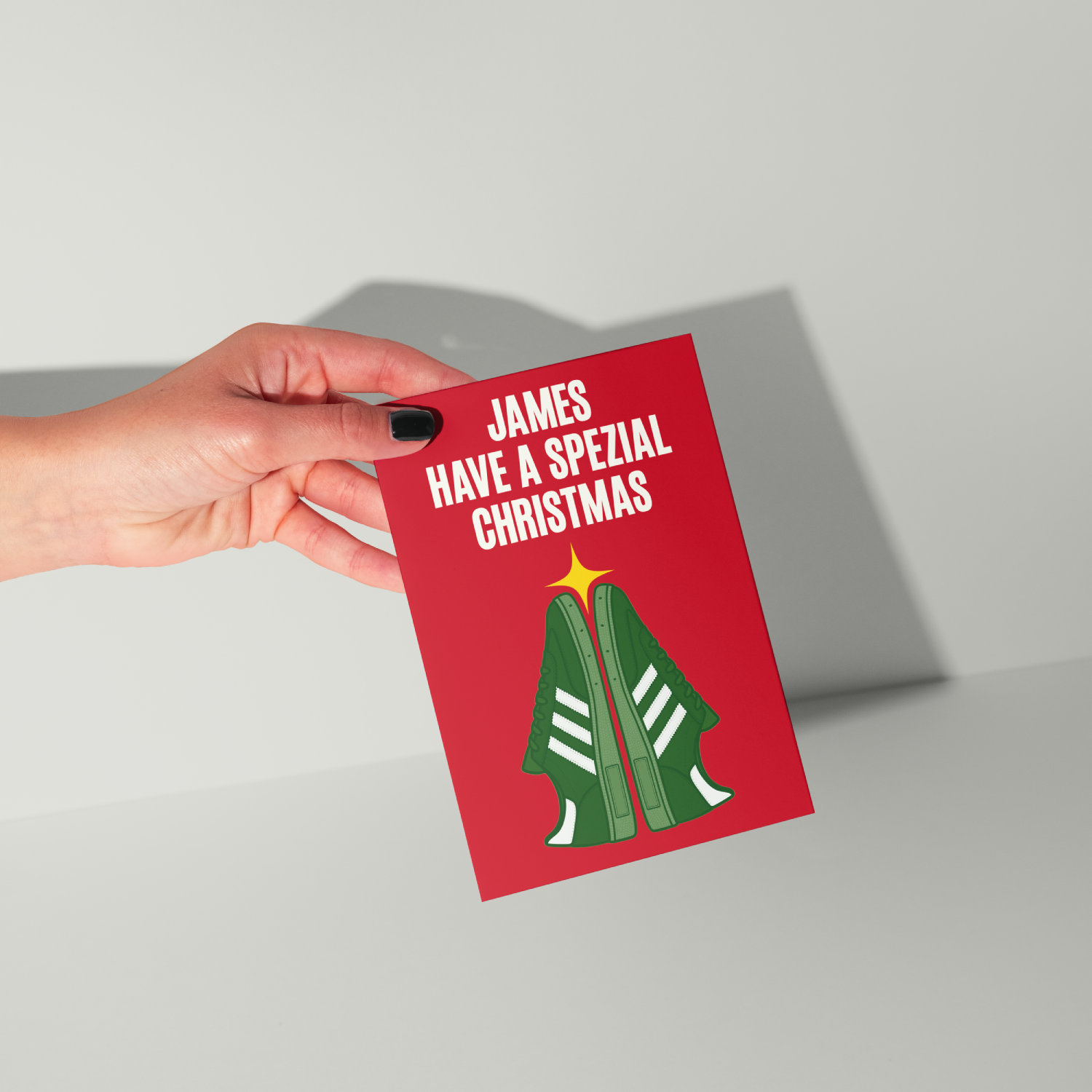 Adidas Spezial Personalised Christmas Card