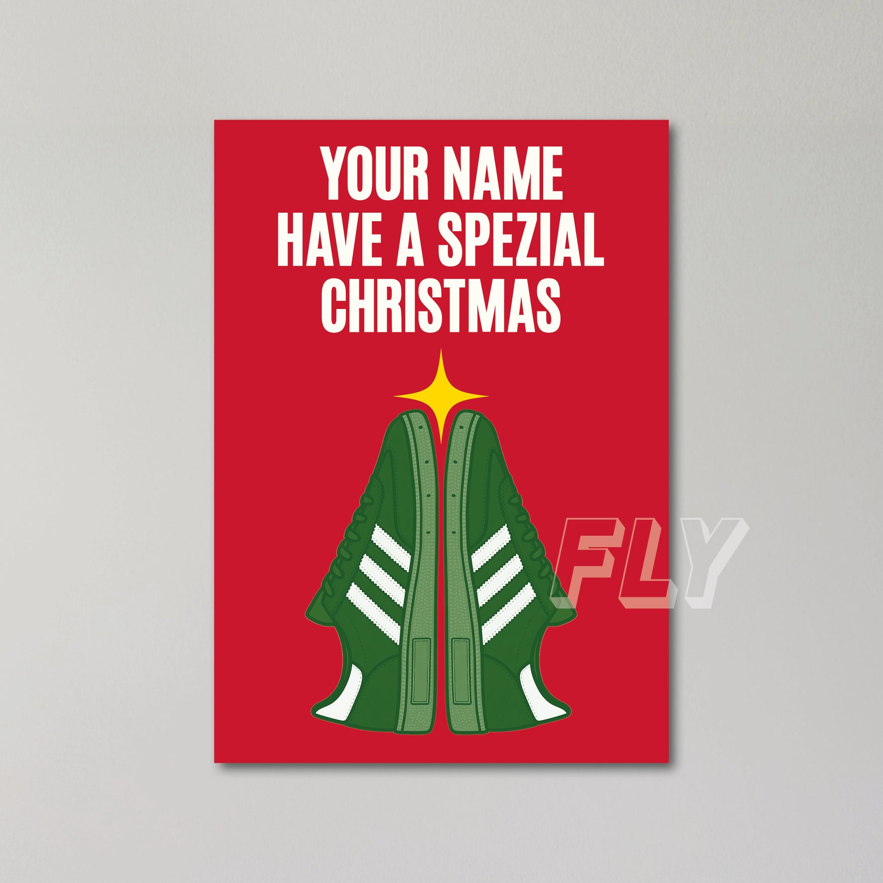 Adidas Spezial Personalised Christmas Card