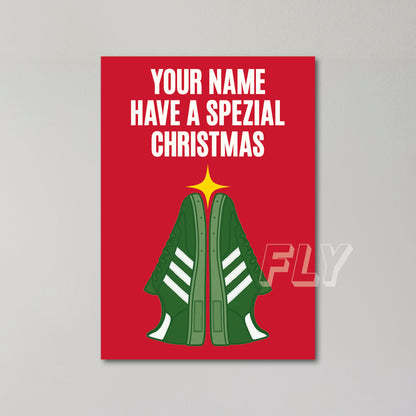 Adidas Spezial Personalised Christmas Card