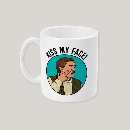 Alan Partridge Kiss My Face Mug