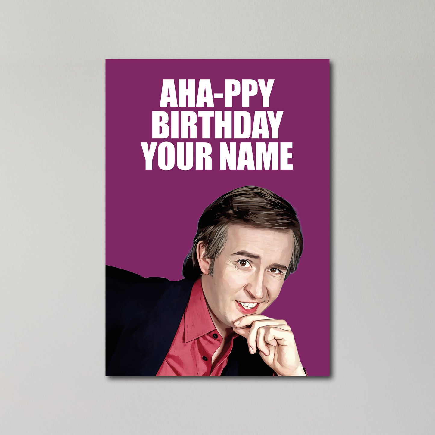 Alan Partridge Personalised Birthday Card
