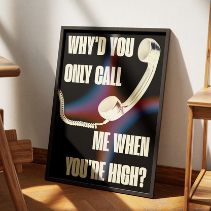 Arctic Monkeys Lyrics Poster