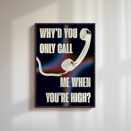 Arctic Monkeys Lyrics Poster