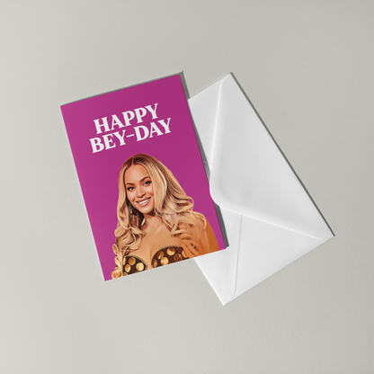 Beyonce Birthday Card