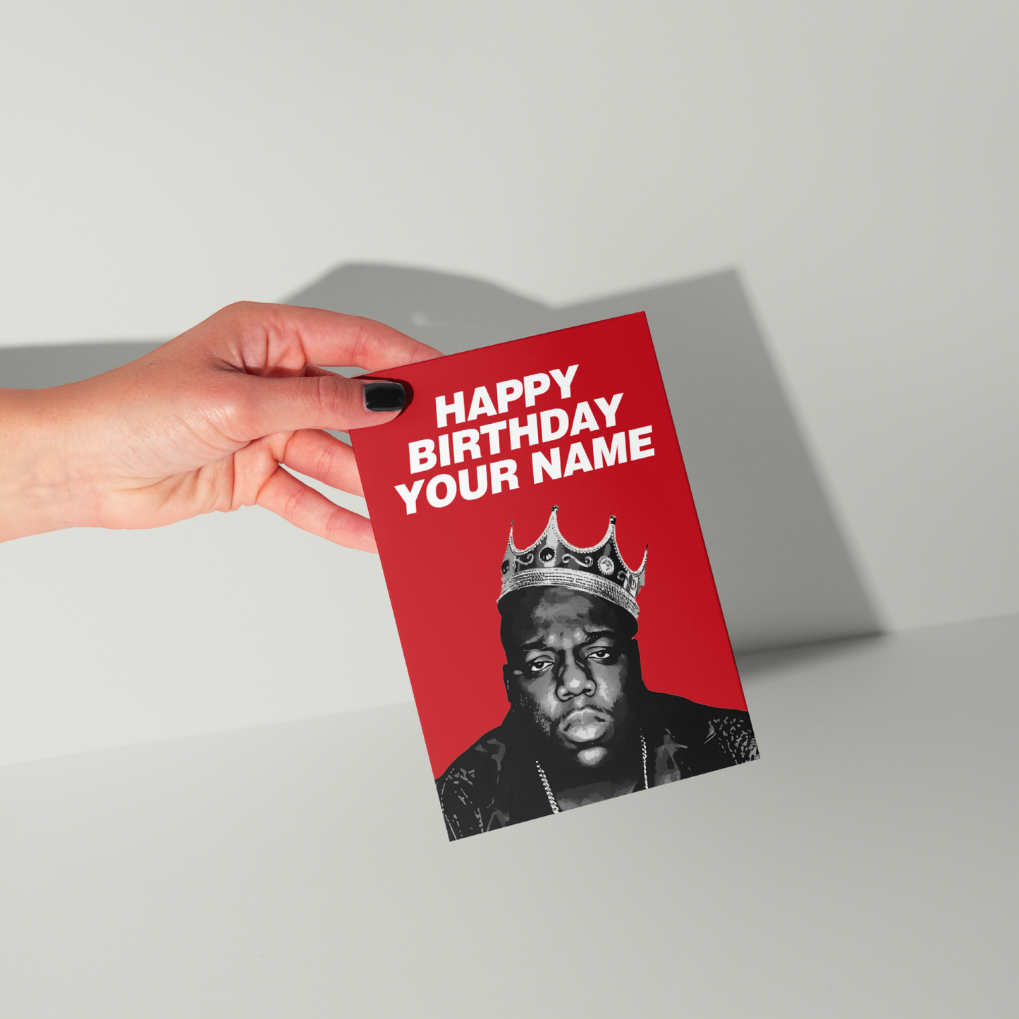 Biggie Smalls Personalised Birthday Card