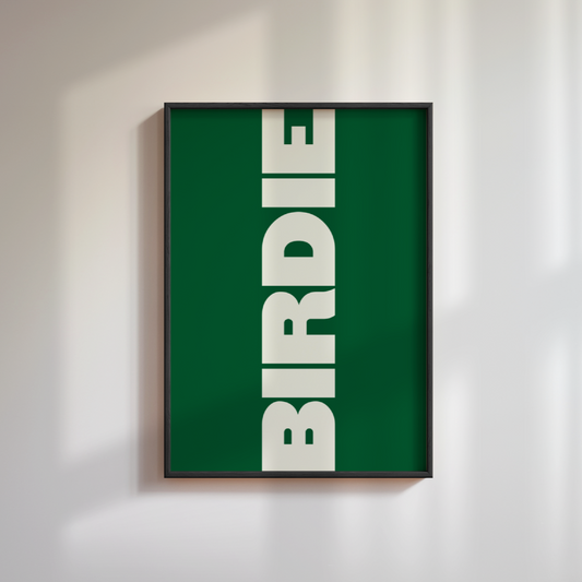 Birdie Golf Poster