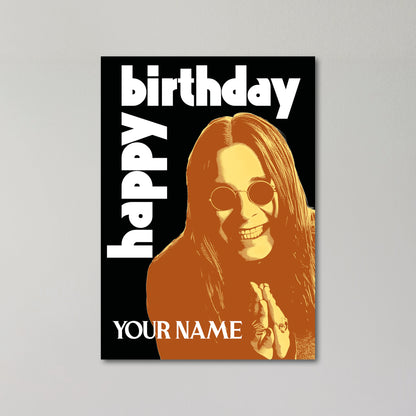 Black Sabbath Personalised Birthday Card