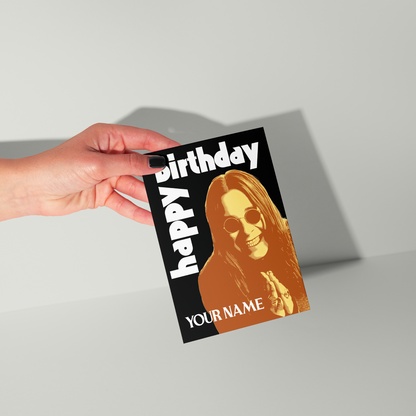 Black Sabbath Personalised Birthday Card