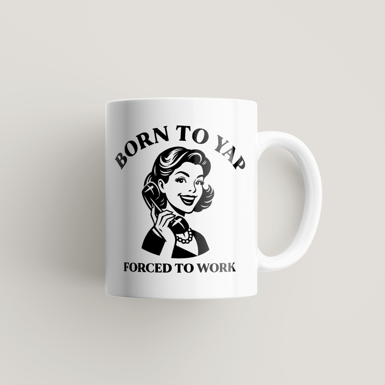 Born To Yap Mug UK