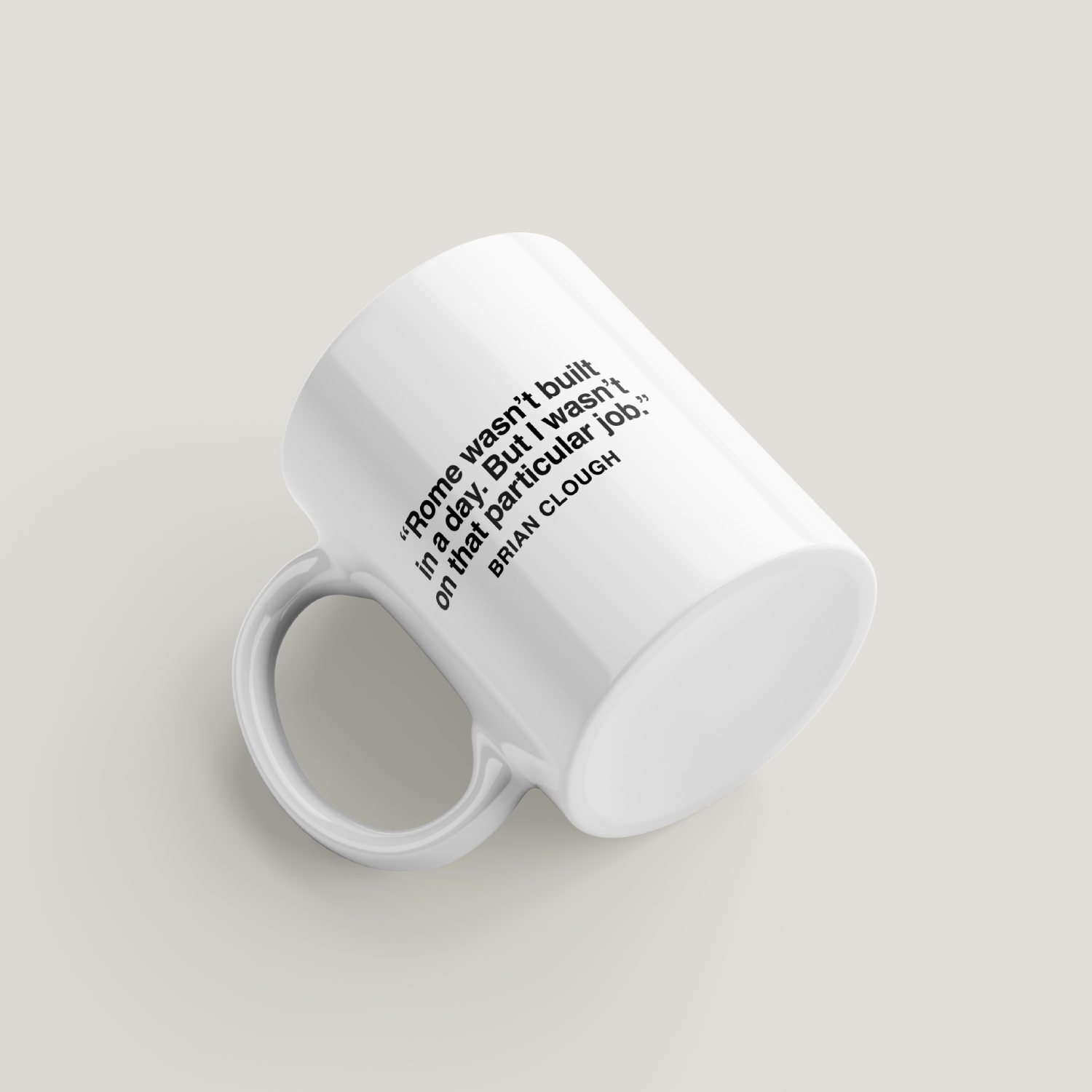 Brian Clough Quote Mug UK