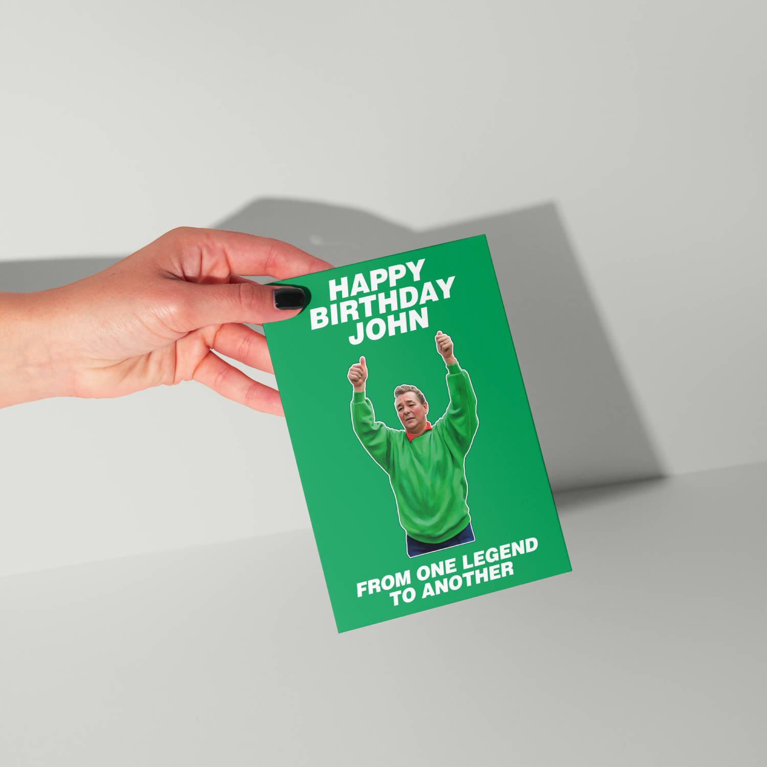 Brian Clough Personalised Birthday Card UK