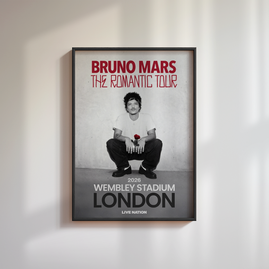 Bruno Mars The Romantic Tour Poster