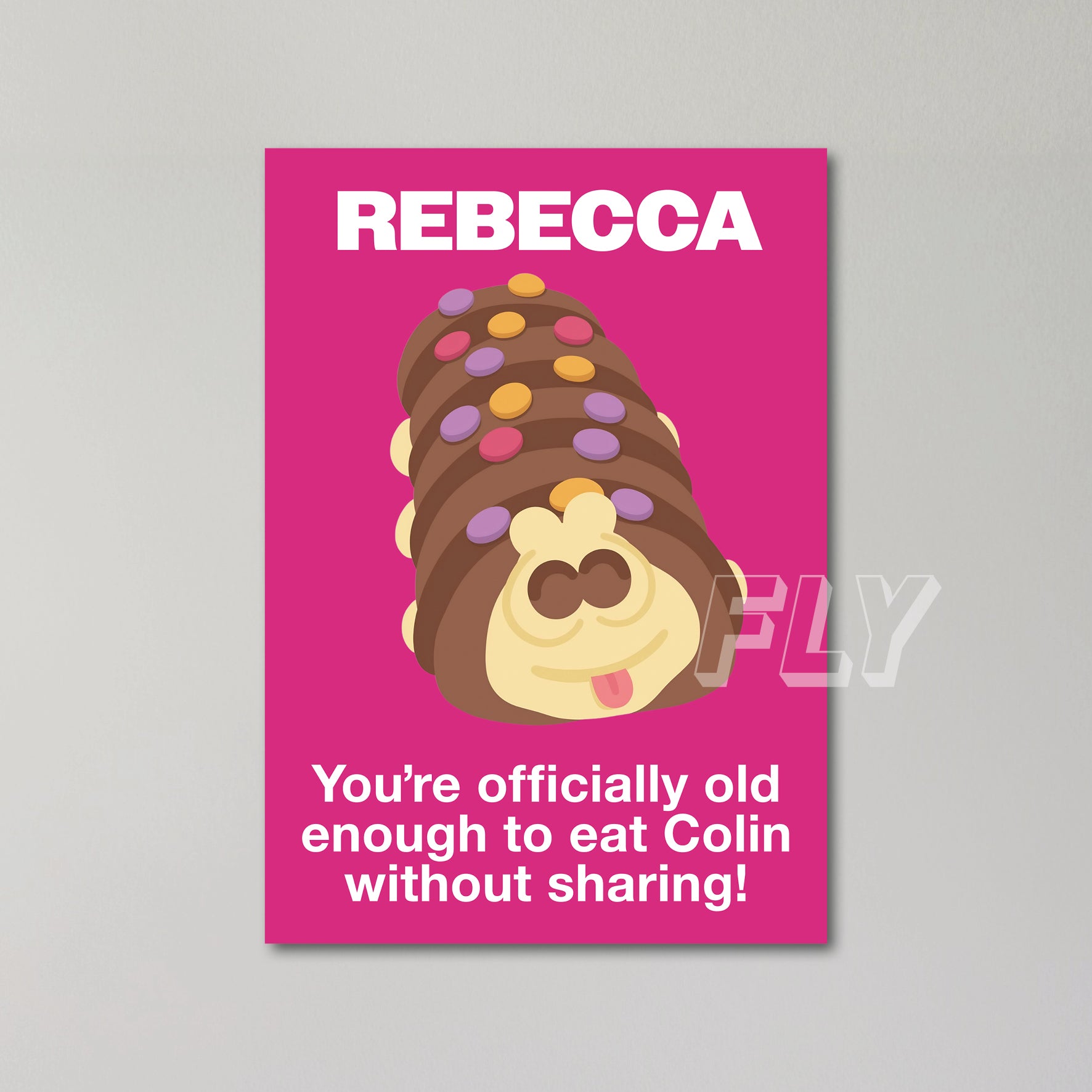 Colin The Caterpillar Personalised Birthday Card United Kingdom