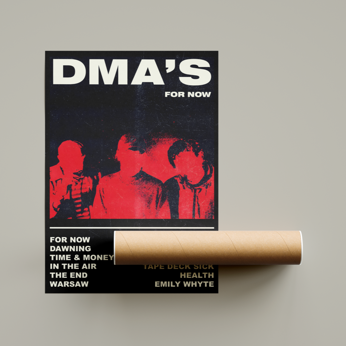 DMA'S For Now Album Poster A3