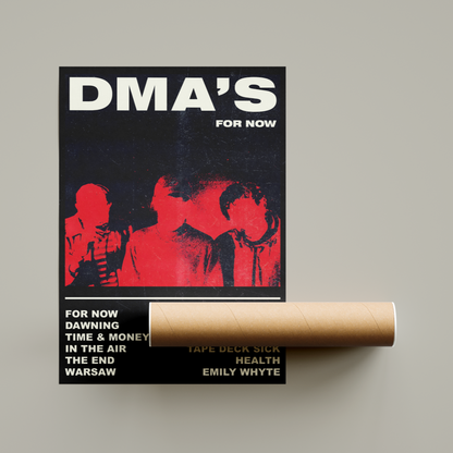 DMA'S For Now Album Poster A3