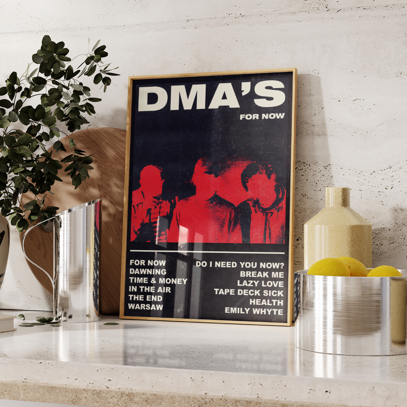 DMA'S For Now Album Poster UK