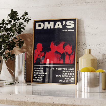DMA'S For Now Album Poster UK