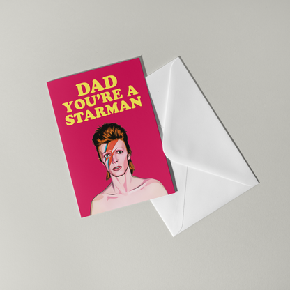 David Bowie Father's Day Card