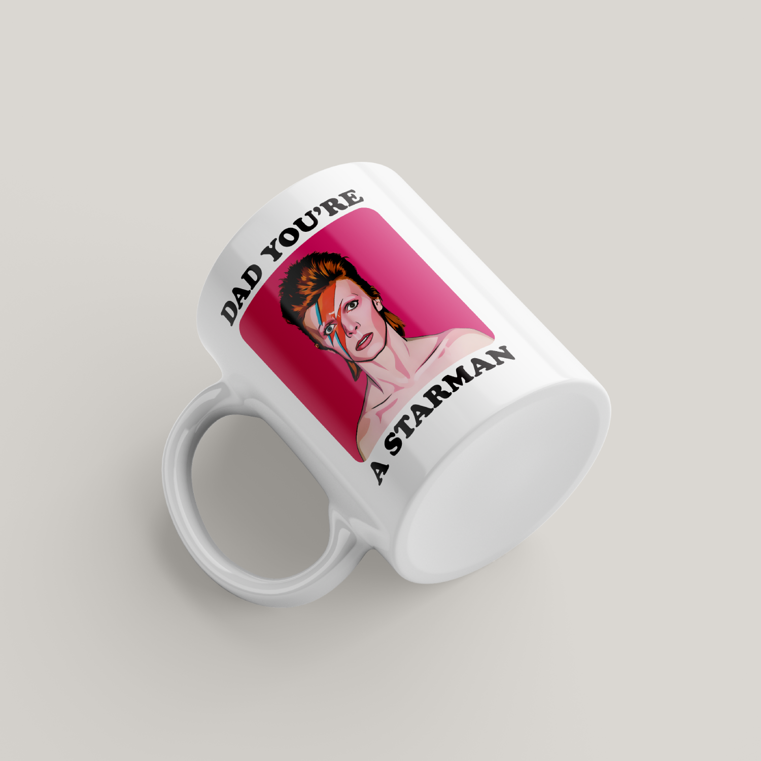 David Bowie Father's Day Mug