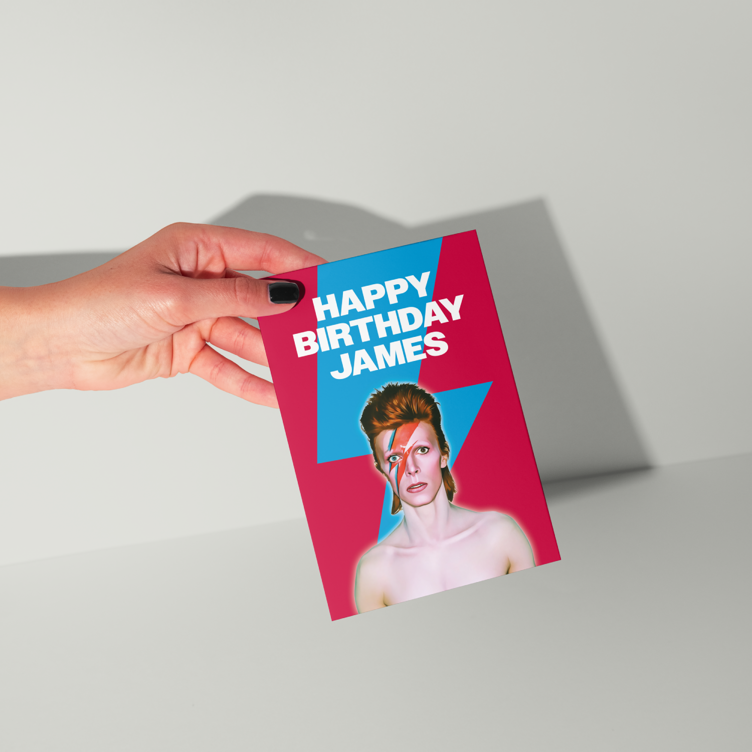 David Bowie Personalised Birthday Card UK