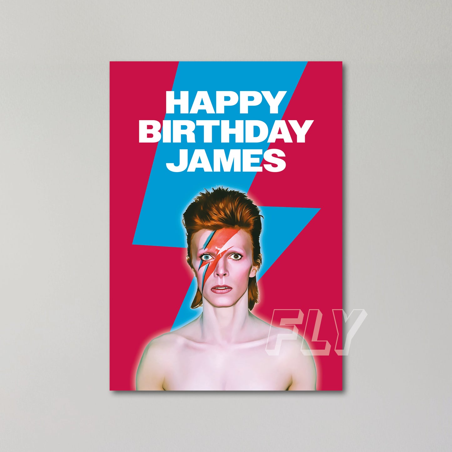 David Bowie Personalised Birthday Card United Kingdom