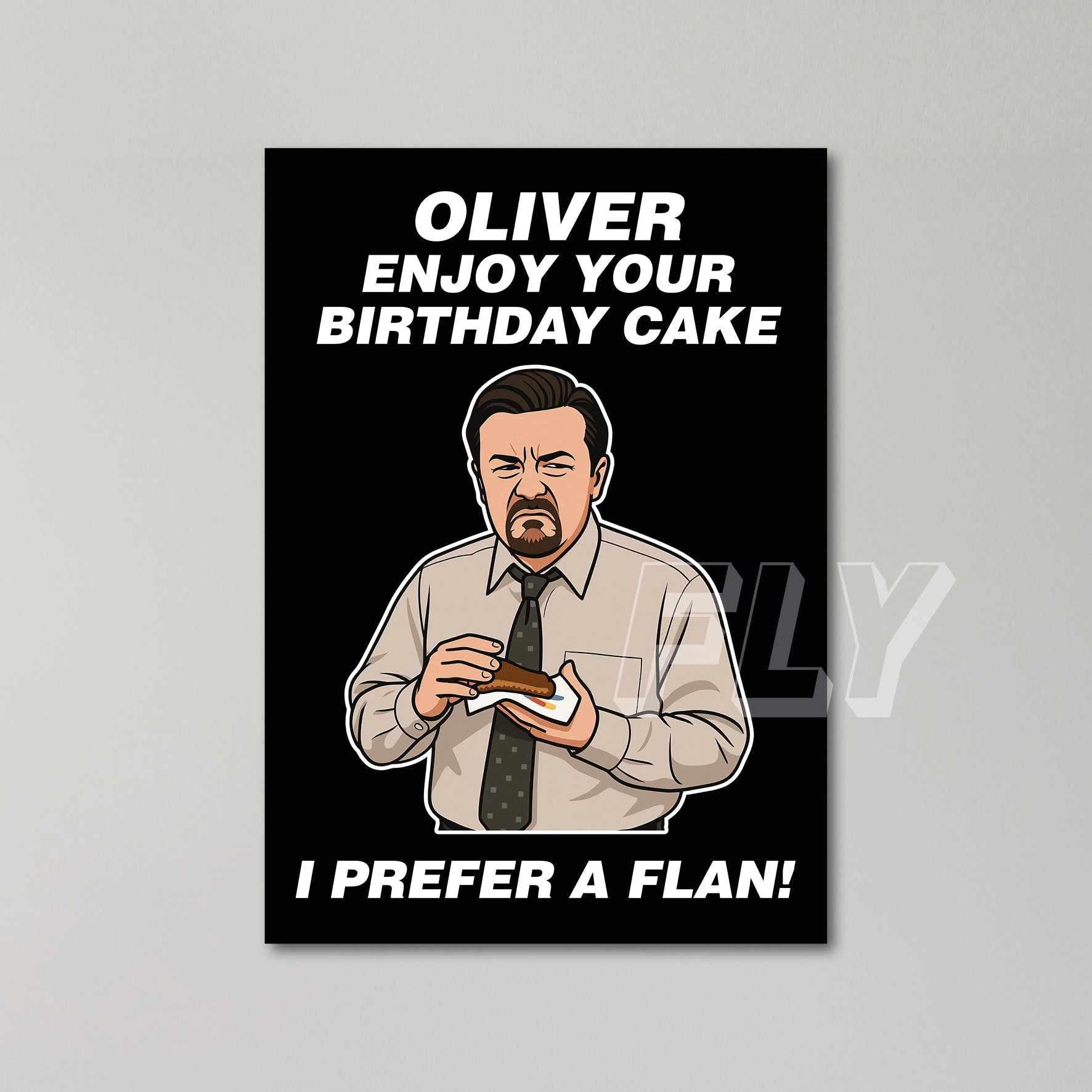 David Brent Funny Personalised Birthday Card United Kingdom