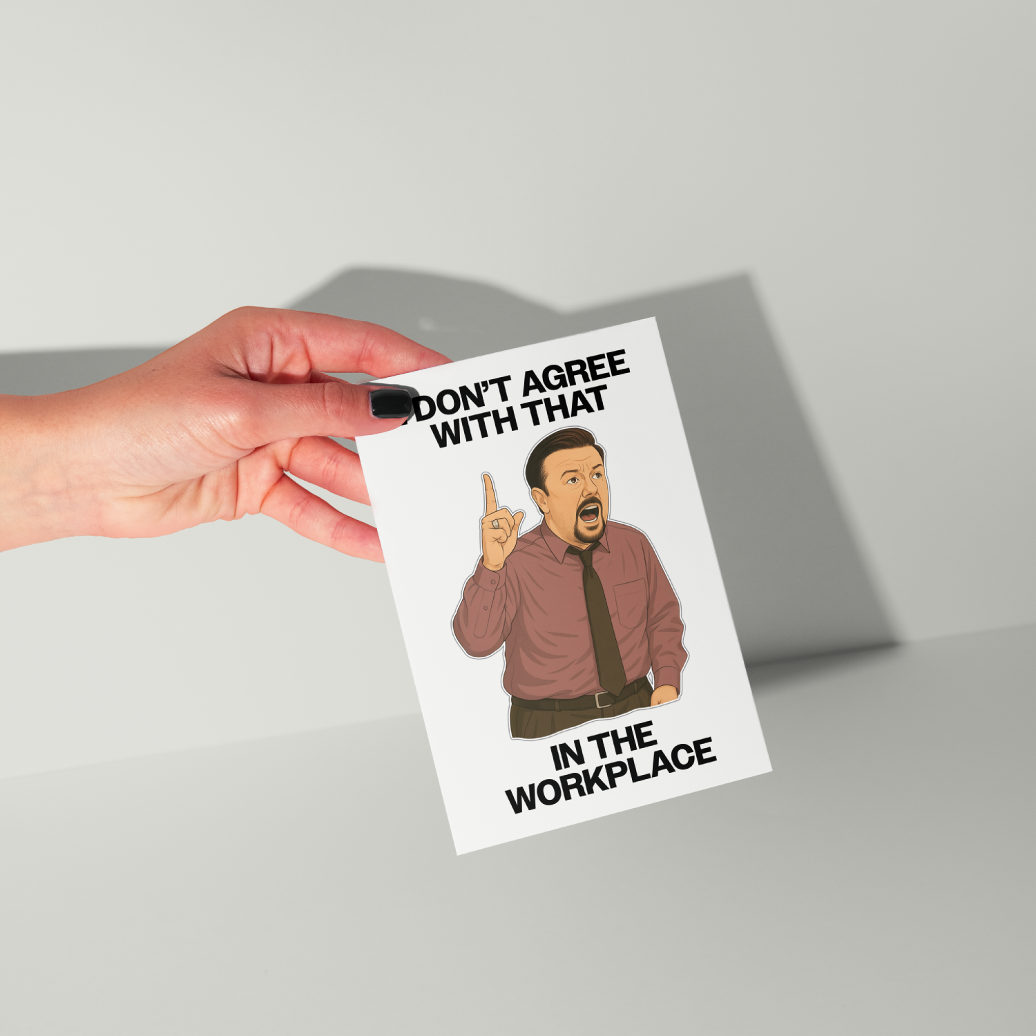 David Brent Greeting Card UK