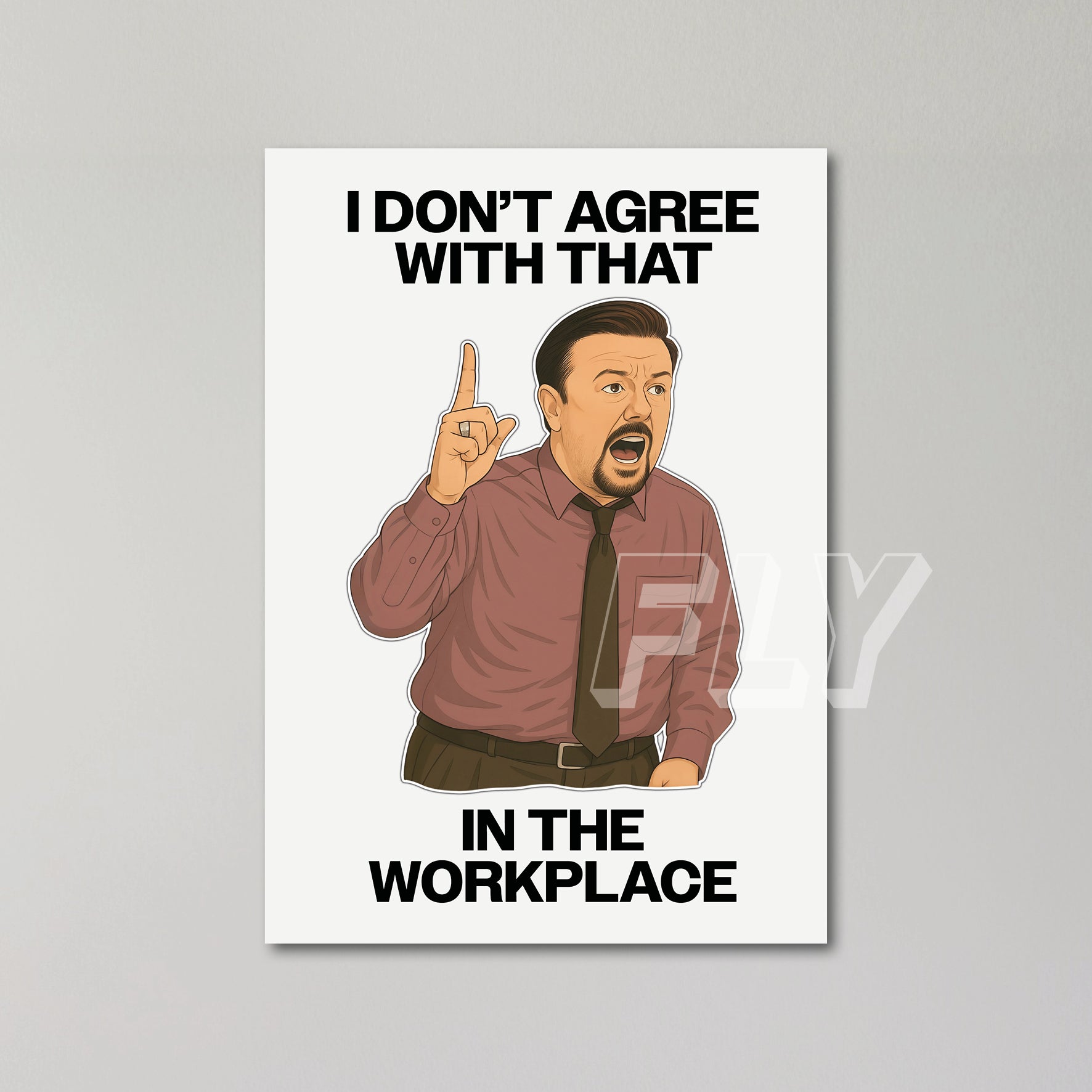 David Brent Greeting Card United Kingdom