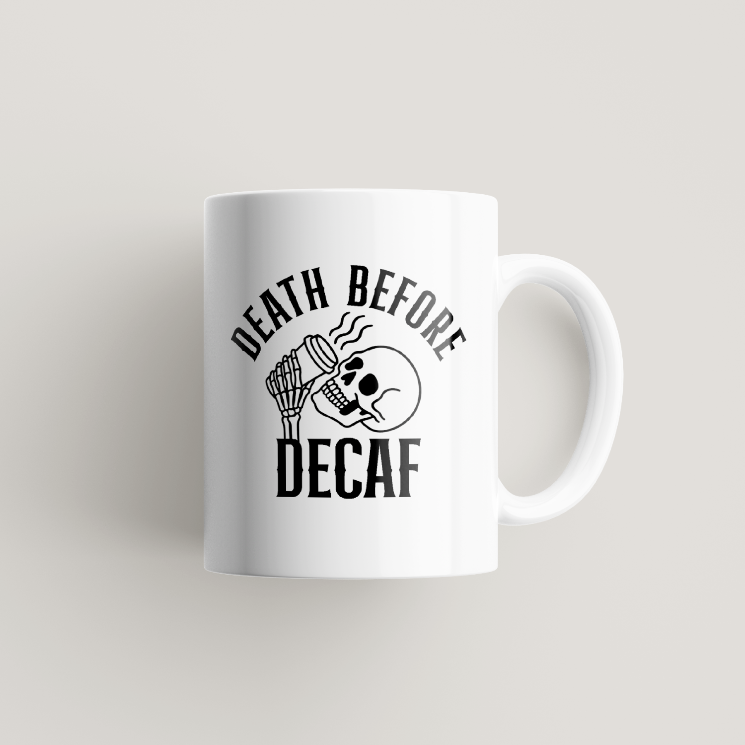 Death Before Decaf Mug UK