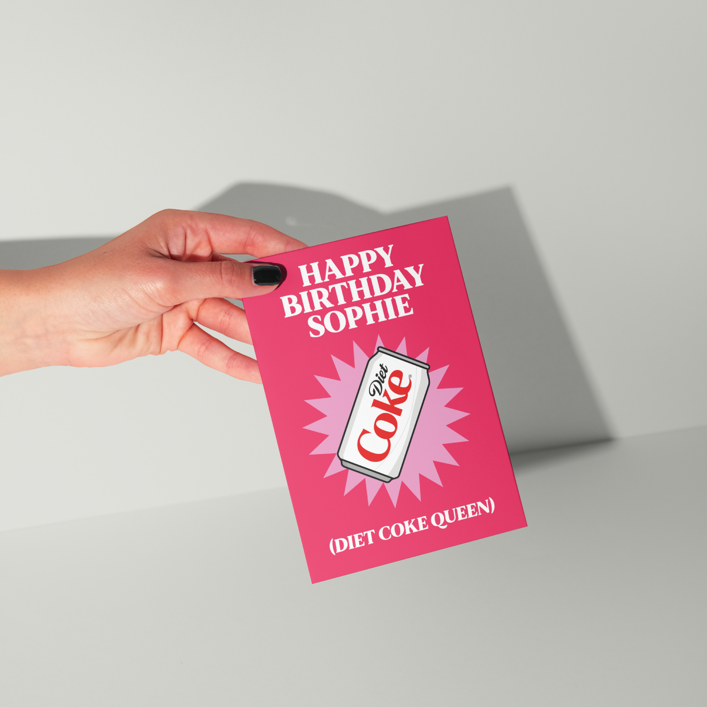 Diet Coke Personalised Birthday Card UK