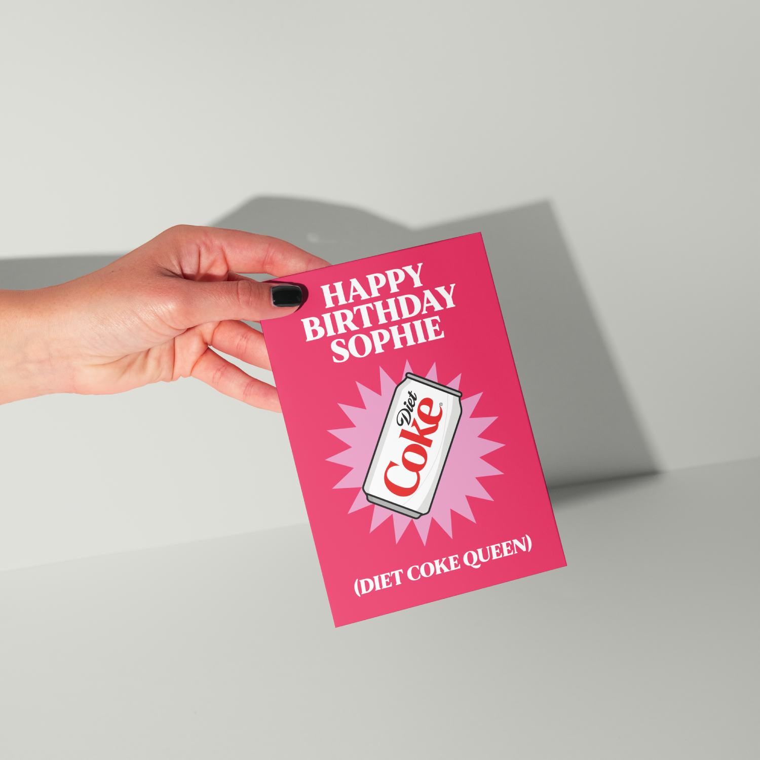Diet Coke Personalised Birthday Card UK