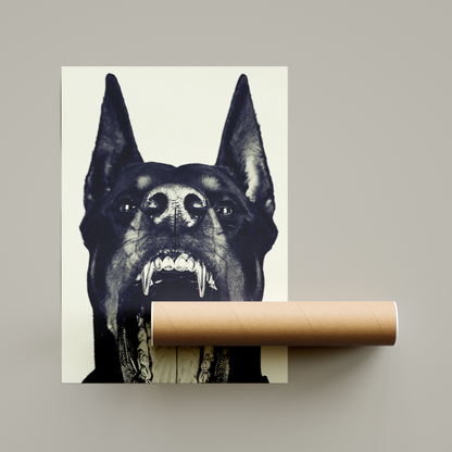 Dobermann Fashion Poster United Kingdom