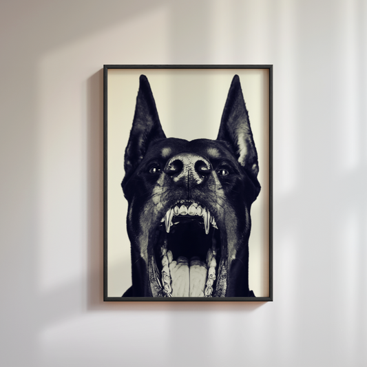 Dobermann Fashion Poster